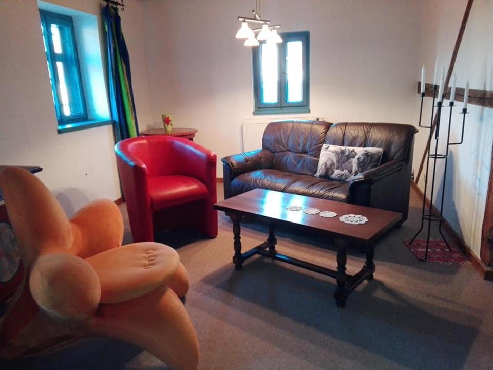 Appel-Ranch Apartment Bockelwitz Luaran gambar