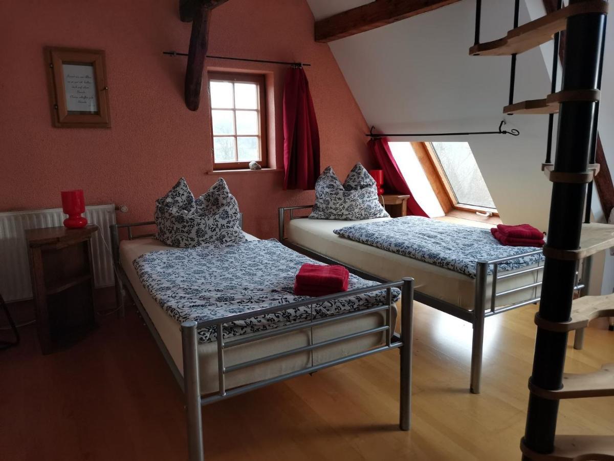 Appel-Ranch Apartment Bockelwitz Luaran gambar